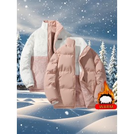 1pc Double-Sided Outdoor Jacket Women'S Fashion Large Size Women'S Clothing  New Autumn And Winter Outdoor Jacket Loose Top Large Size Women'S Versatile Fashion Casual Large Size Outdoor Double-Sided Soft Shell Jacket