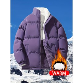 Reversible Chic Plus Size Women's Jacket - Casual Long Sleeve, Zip-Up Outerwear with Pockets for Fall & Winter