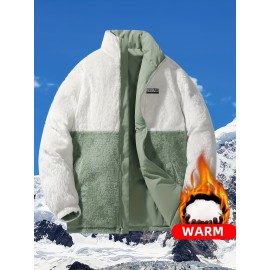 Reversible Chic Plus Size Women's Jacket - Casual Long Sleeve, Zip-Up Outerwear with Pockets for Fall & Winter