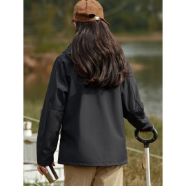 Women's 3-in-1 Winter Outdoor Jacket Set - Waterproof, Windproof & Warm with Detachable Fleece Liner, Hooded for Hiking & Travel