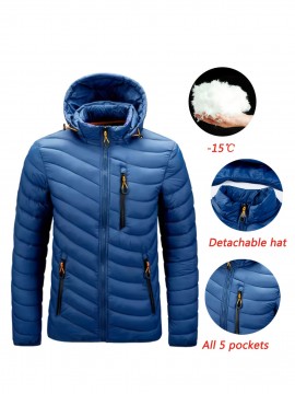Women's Slim-Fit Waterproof Hooded Jacket - Casual & Stylish, Long Sleeve, Machine Washable for Fall/Winter