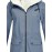 Plus Size Plush Lined Hooded Coat, Warm Long Sleeve Zipper Coat for Winter, Casual Women's Clothing
