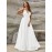 Elegant Sequined Mesh Big Swing Sleeveless Bridesmaid Dress, V-Neck Splicing Wedding Party Dress for Women